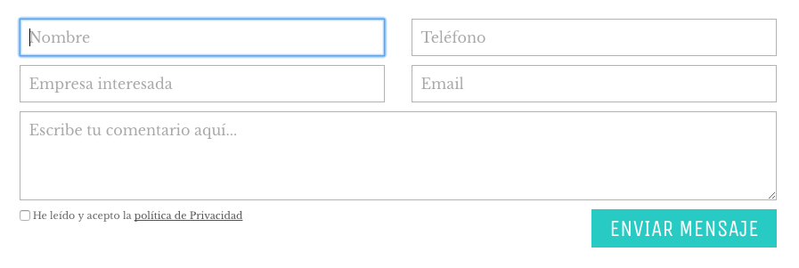 Eliminar o cambiar el borde de color de los input y textarea con foco