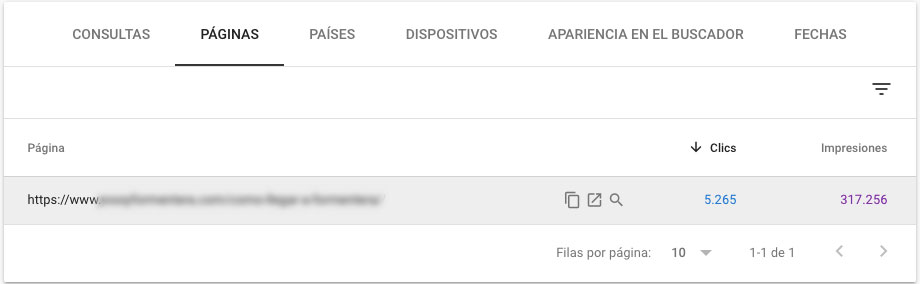 Extrae la keyword de un artículo con Google Search Console