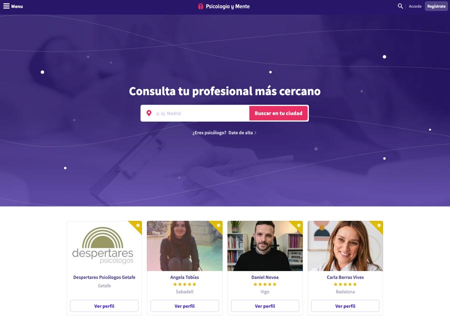 Ejemplo de sitio web educativo