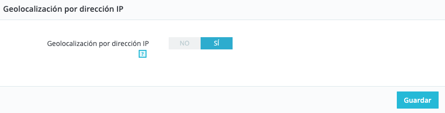 Geolocalización por IP en Prestashop
